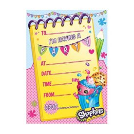 Shopkins - Party Invitations, pk20