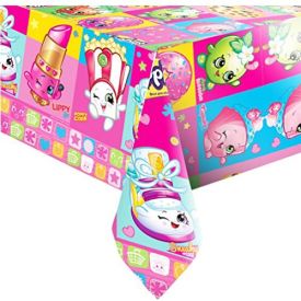 Shopkins - Party Tablecover, plastic 138 x 183 cms