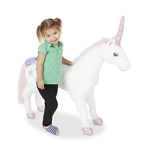 melissa and doug large plush unicorn