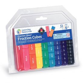 Learning Resources Fraction Tower Cubes