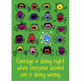 Courage is Doing the Right Thing PSHE Poster