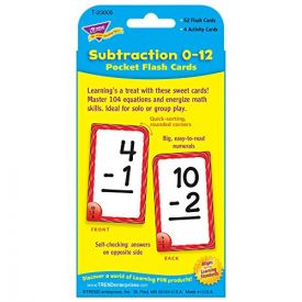 Subtraction Pocket Flash Cards