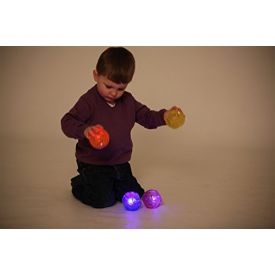 Sensory Flashing Ball Colours May Vary Green,Pink,Blue,Yellow,Red