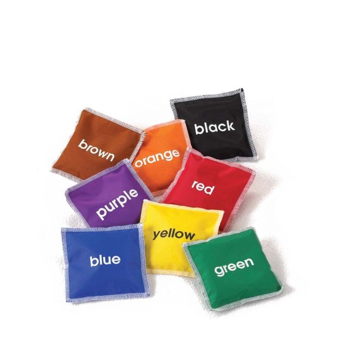 Colour Name Bean Bags - Pk8