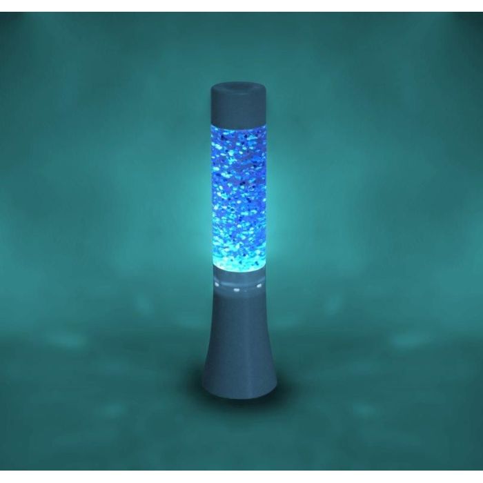 Large Colour Changing Glitter Lamp