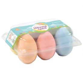 Easter eggs chalk 6 pieces