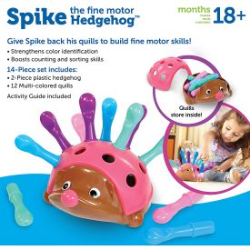 Spike the Fine Motor Hedgehog - Pink