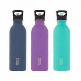 Decor Snap n Seal Straw Cap Stainless Steel Bottle 1L
