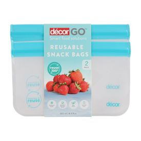 Decor Go Reusable Snack Bag 2Pk