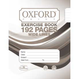 Exercise Book 192 Pages - Wide Lines