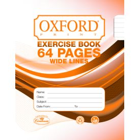 Exercise Book 64 Pages - Wide Lines