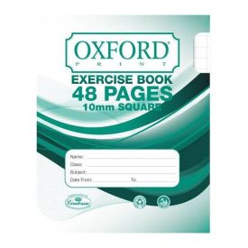 Exercise Book 48 Pages - 10mm Square