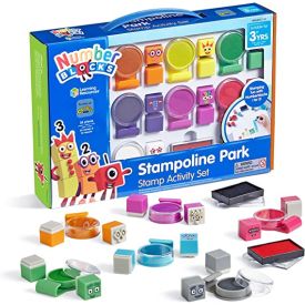 Number Blocks Stampoline Park Stamp Activity Set