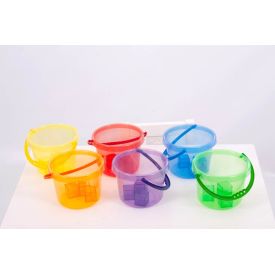 Translucent Colour Buckets - 6 Pk
