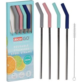 Decor reusable straws -...