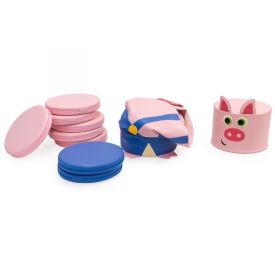 Kindergarten line - Pig with cushion