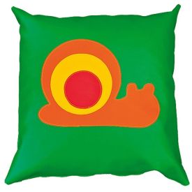 Kindergarten line - Snail Square Cushion