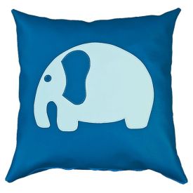 Kindergarten line - Elephant Square Cushion