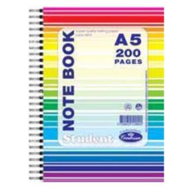 Note Book - A5 - 200 pages