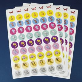 Set of commendation Stickers - Animals