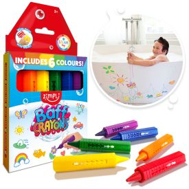 Baff Crayons x6 colours