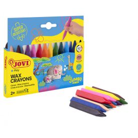 Jovi - Jumbo Triangular Wax Crayons x12