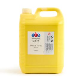 TTS Ready Mixed Paint Single 5L Bright Yellow