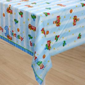 Fun at One Boy Table Cover