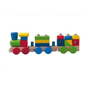 Melissa and Doug - Wooden Stacking Train
