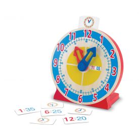 Melissa and Doug - Wooden Turn and Tell Clock