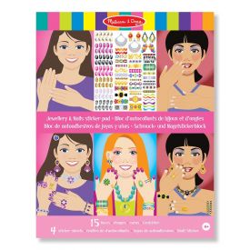 Melissa and Doug - Jewellery and Nails Sticker Pad