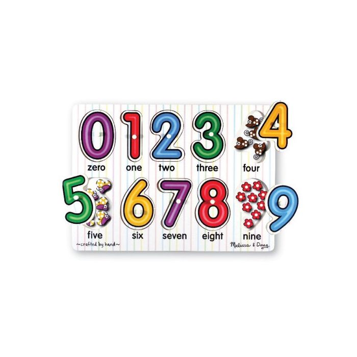 Melissa and Doug - See Inside Number Peg Puzzle 