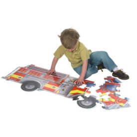 Melissa and Doug - Giant Fire Truck Floor Puzzle